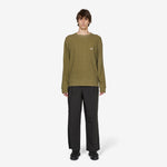 Heavy Jersey Plated Crewneck Sweatshirt Dried Herb