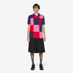 Fred Perry x Square Patchwork Polo Navy | Mix