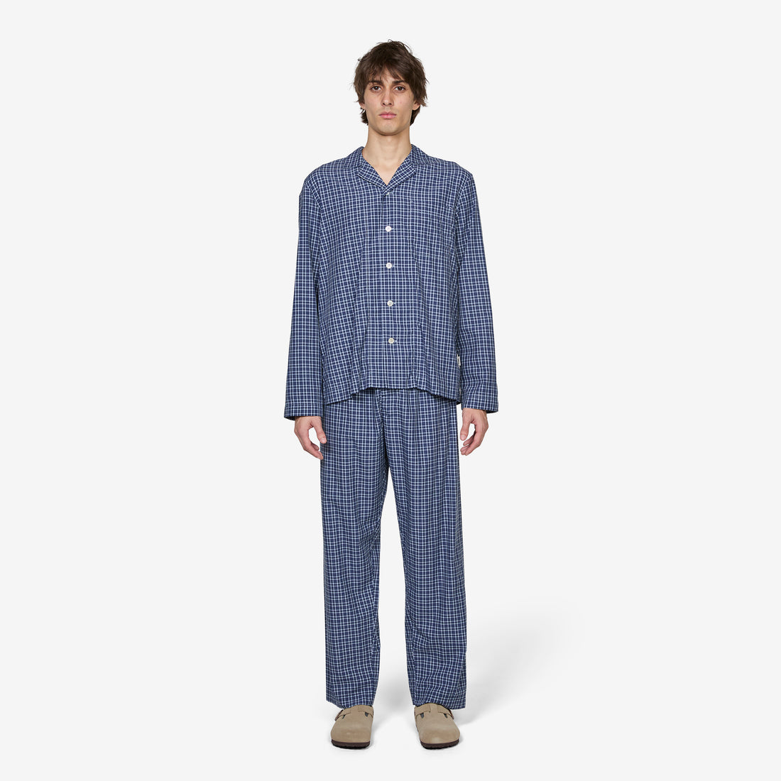 Fine Twill Longsleeve Shirt Lanegan Checks Sleepwear