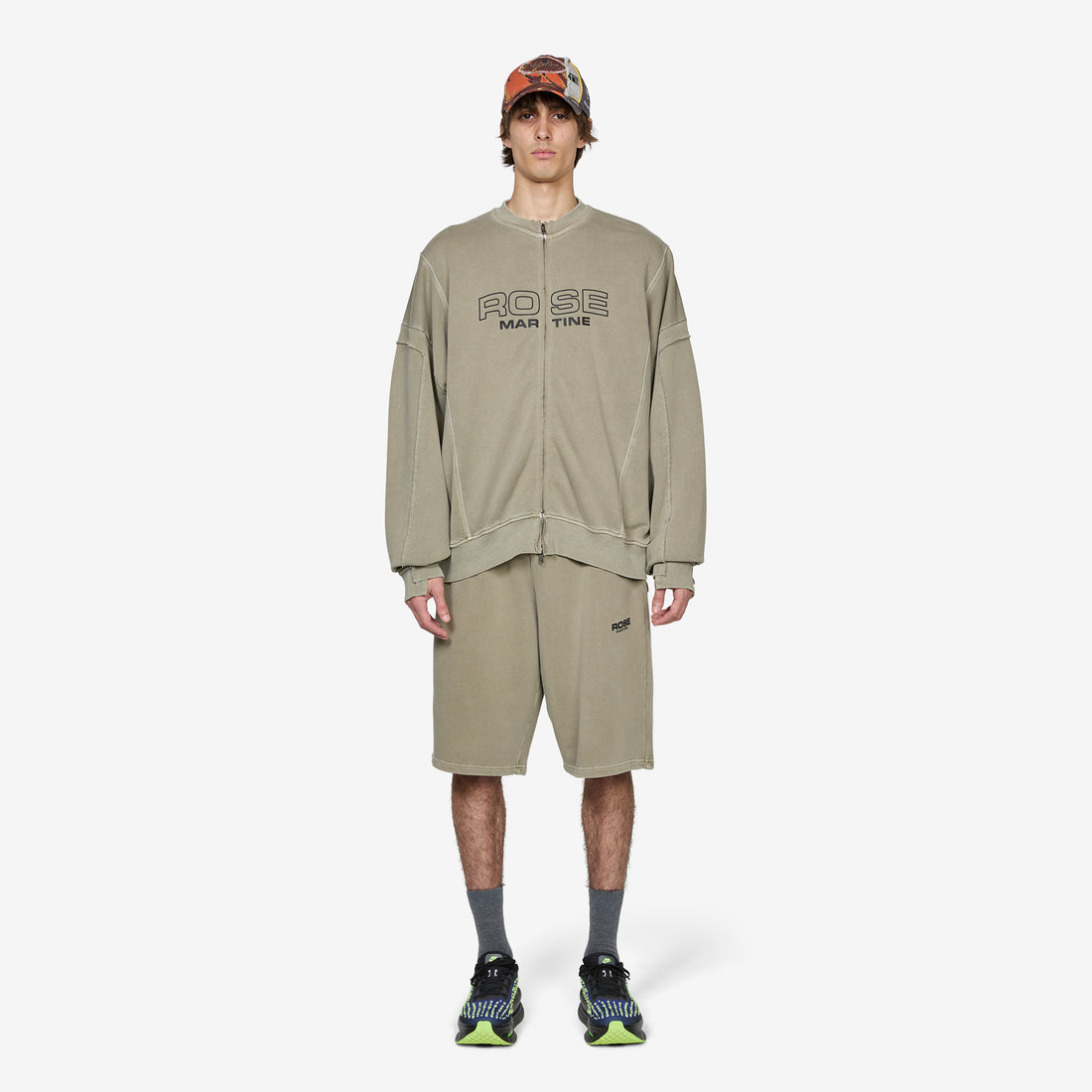 Sweat Short Washed Sage Green Shorts