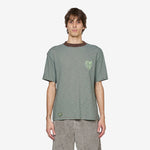 Heart Logo Stripe T-Shirt Mint | Chocolate