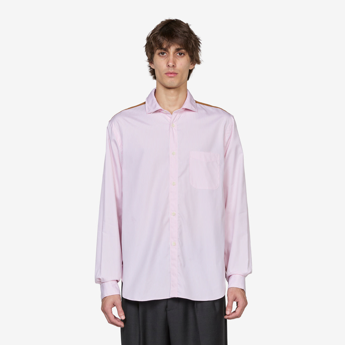Stripe & Check Shirt White | Pink | Red Shirts