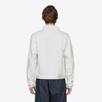 Bull Denim Zip Jacket Gauze White