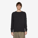 Malfilè Fleece Lens Crewneck Sweatshirt Black