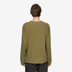 Heavy Jersey Plated Crewneck Sweatshirt Dried Herb