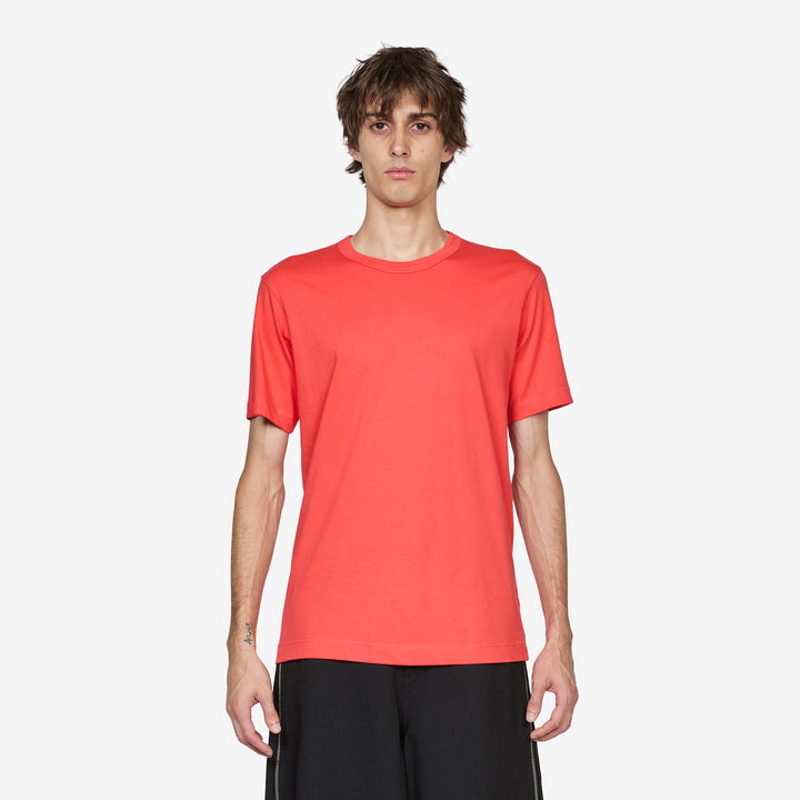 Neck Logo T-Shirt Red Front