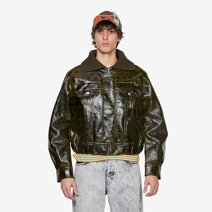 Ortega26 Bomber Jacket Khaki Front