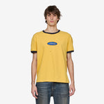 ADSB Logo Patch Ringer T-Shirt Yellow