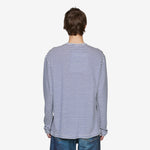 Striped Linen T-Shirt White | Blue