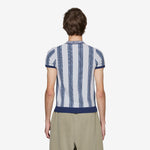 Logo Tight T-Shirt Blue | Grey