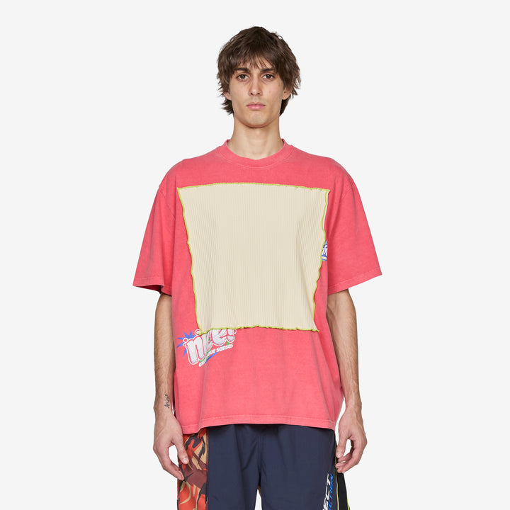 Window T-Shirt Hot Pink Front
