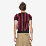 Logo Tight T-Shirt Red | Black