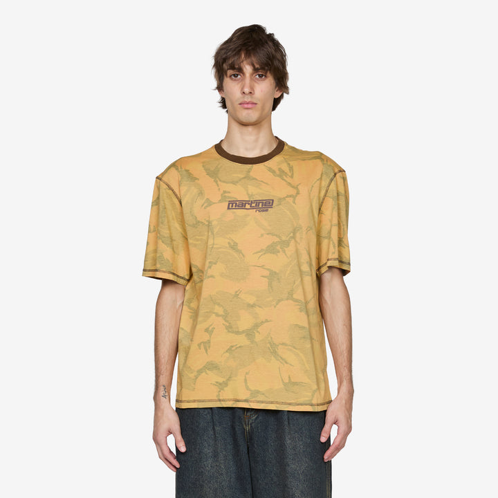 Classic T-Shirt Orange Camo Front