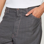 Painter Pants Uniform Serge Pin Stripe Grey