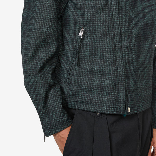 Riders Jacket Neon Plaid Black | Turquoise Jackets