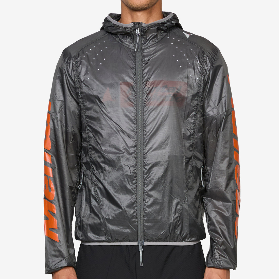 Mental Athletic x Hue Packable Wind Jacket Anthracite Jackets