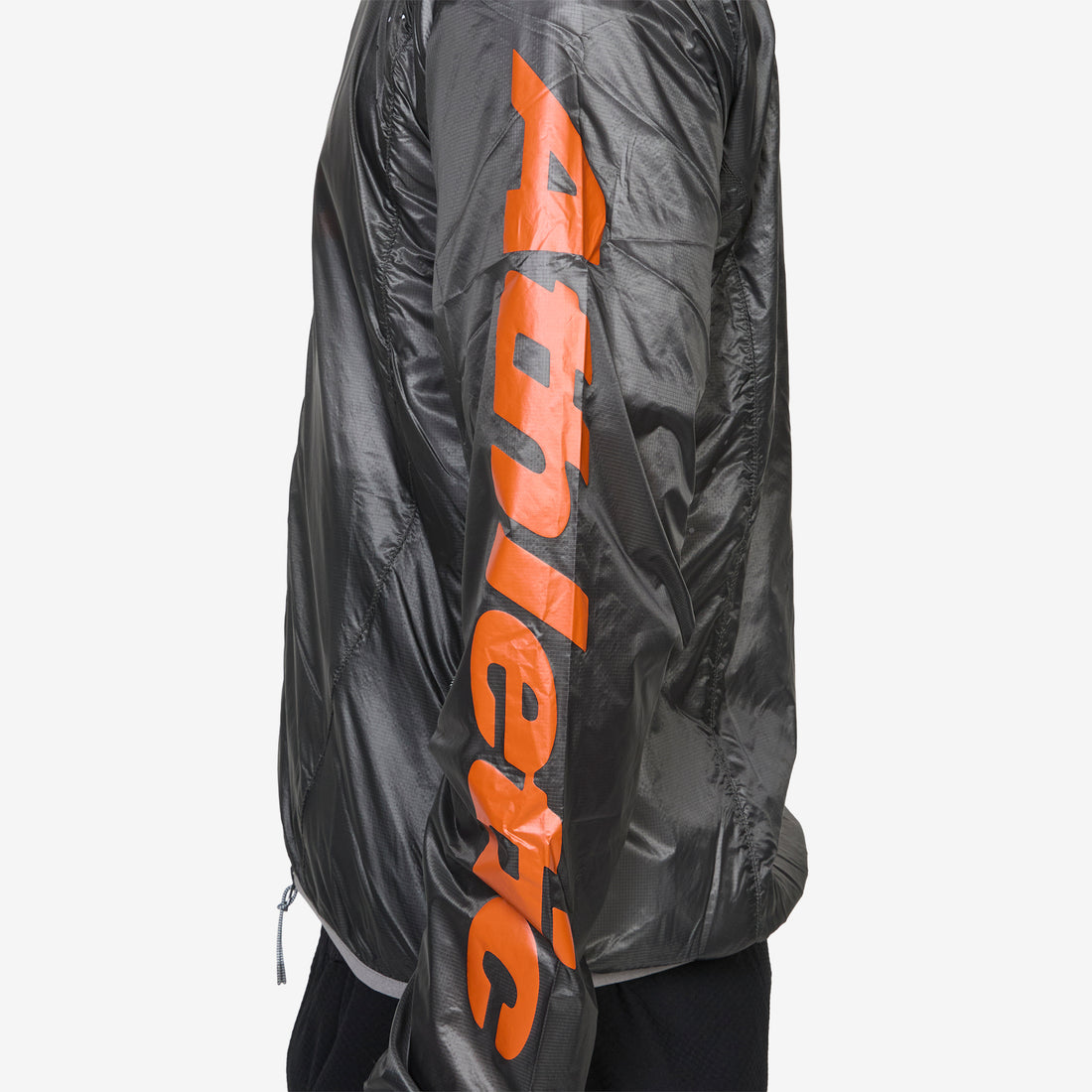 Mental Athletic x Hue Packable Wind Jacket Anthracite Jackets