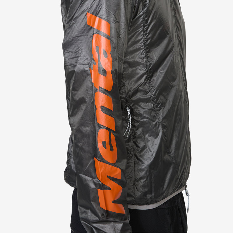 Mental Athletic x Hue Packable Wind Jacket Anthracite Jackets