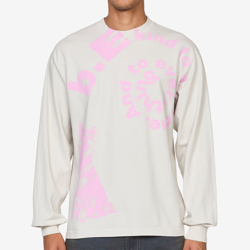 Shiba Longsleeve Shirt Cement Tees