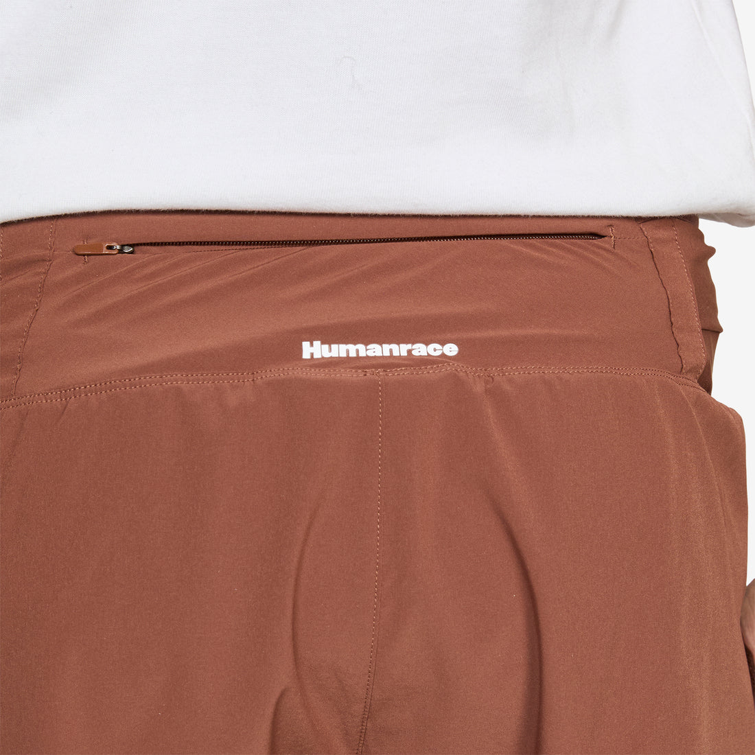 Pharrell Williams x Humanrace Adizero Running Gel Short Preloved Brown Shorts