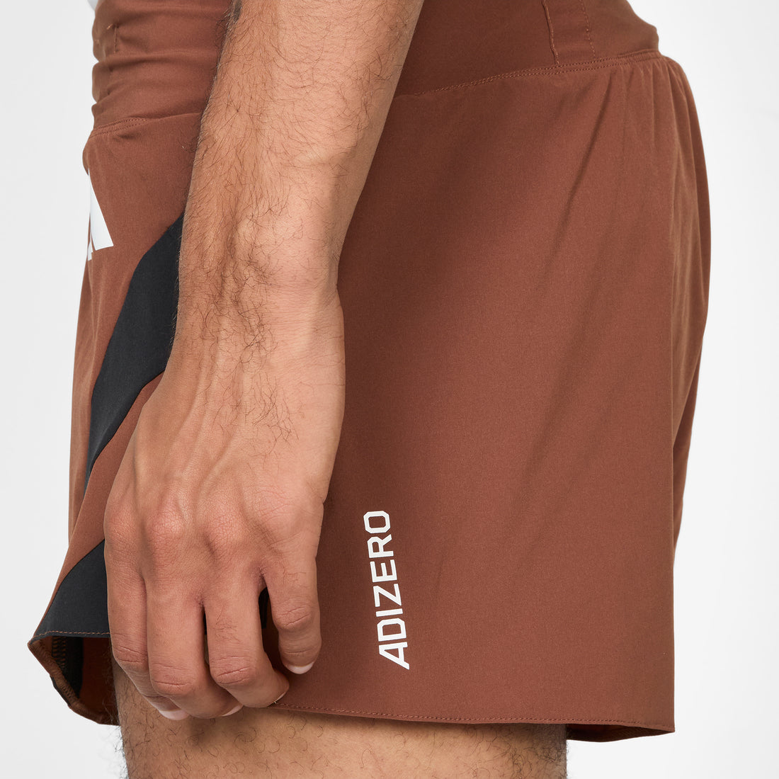 Pharrell Williams x Humanrace Adizero Running Gel Short Preloved Brown Shorts