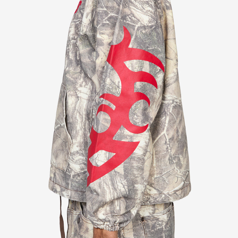 Hunt Canvas Poncho Hoodie Camo Jumpers