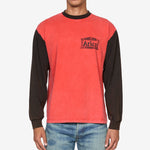 Aged Colour Block Ancient Temple Longsleeve T-Shirt Multi