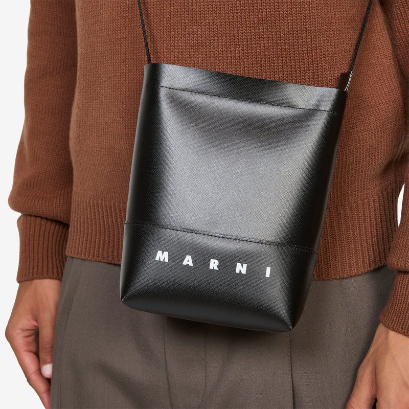 Logo-Printed Shoulder Bag Black Accessories