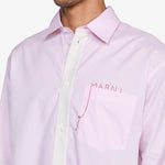 Mending Logo Poplin Shirt Pink Gummy