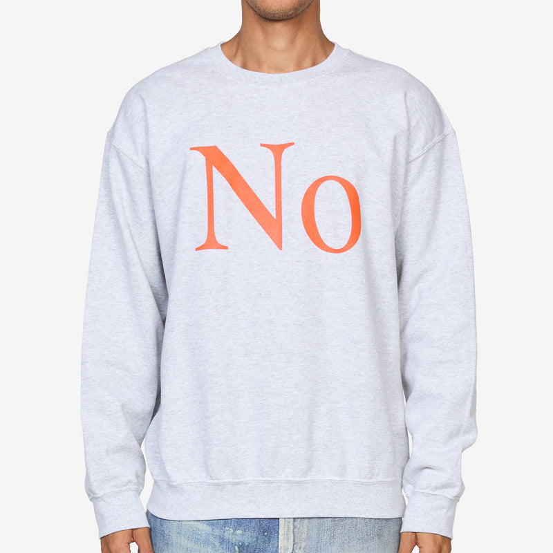 No Crewneck Ash Jumpers