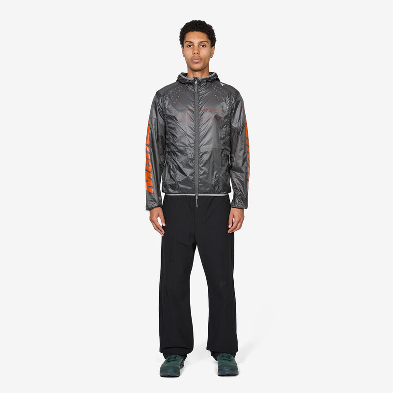 Mental Athletic x Hue Packable Wind Jacket Anthracite Jackets
