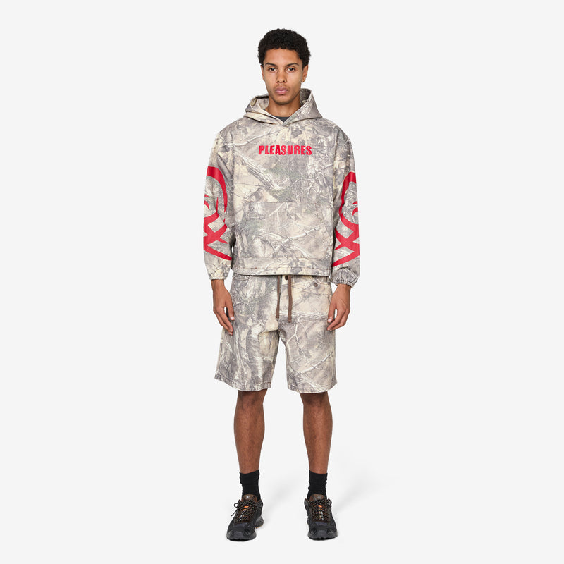 Hunt Canvas Poncho Hoodie Camo Jumpers