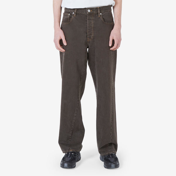 Wide Twist Jeans Vintage Brown