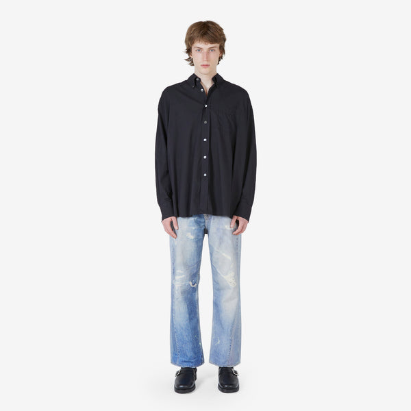 Borrowed BD Shirt Black Voile