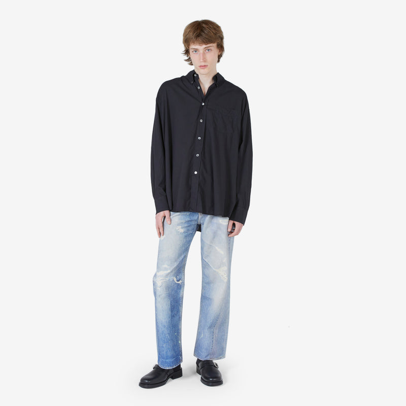 Borrowed BD Shirt Black Voile