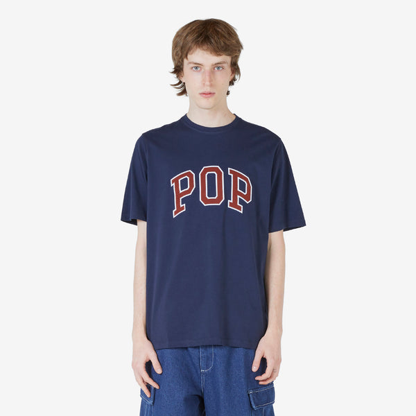 Arch T-Shirt Navy | Fired Brick