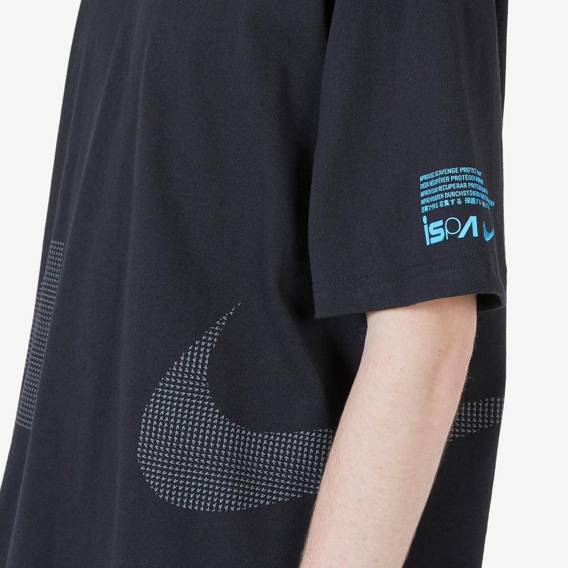 ISPA Short Sleeve T-Shirt Black | Baltic Blue | Iron Grey