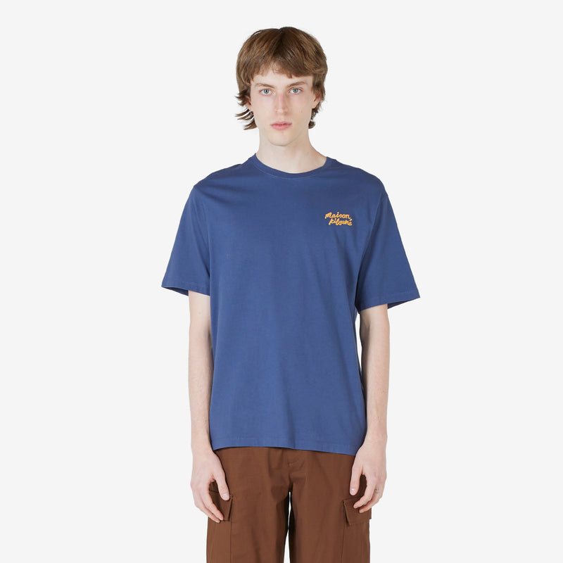 Handwriting Regular T-Shirt Blue Denim