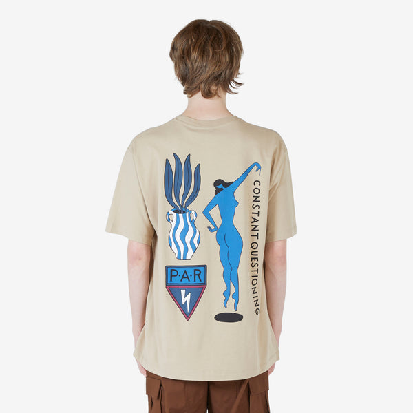 Questioning T-Shirt Beige