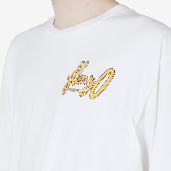 Kenzo Archive Oversize Logo T-Shirt Off White