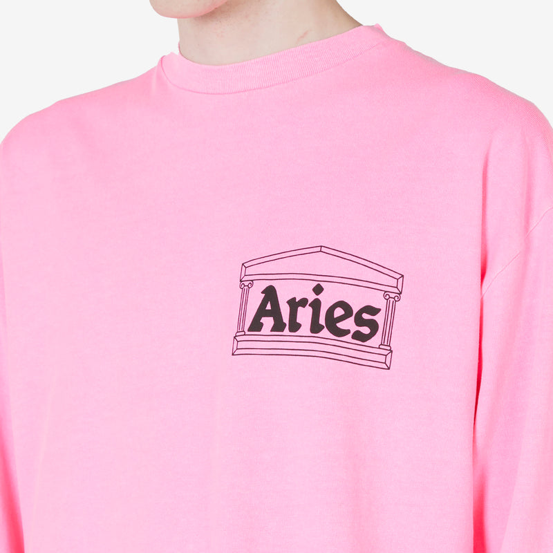 Temple Longsleeve T-Shirt Fluoro Pink