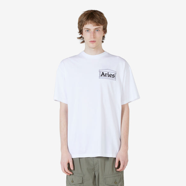Temple Short Sleeve T-Shirt White