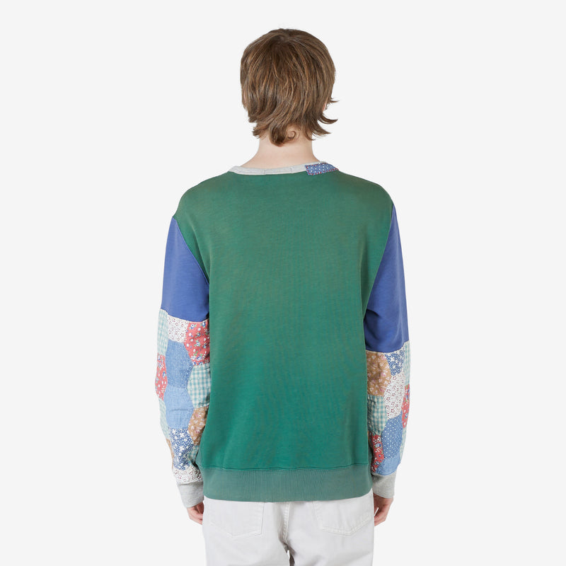 Vintage Fleece Longsleeve Sweatshirt Verano Green
