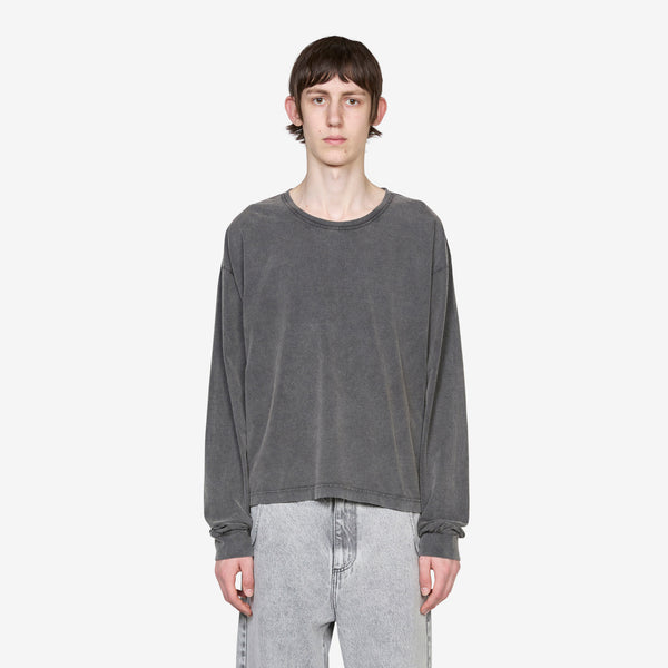 Relaxed Longsleeve T-Shirt Washed Graphite Tees