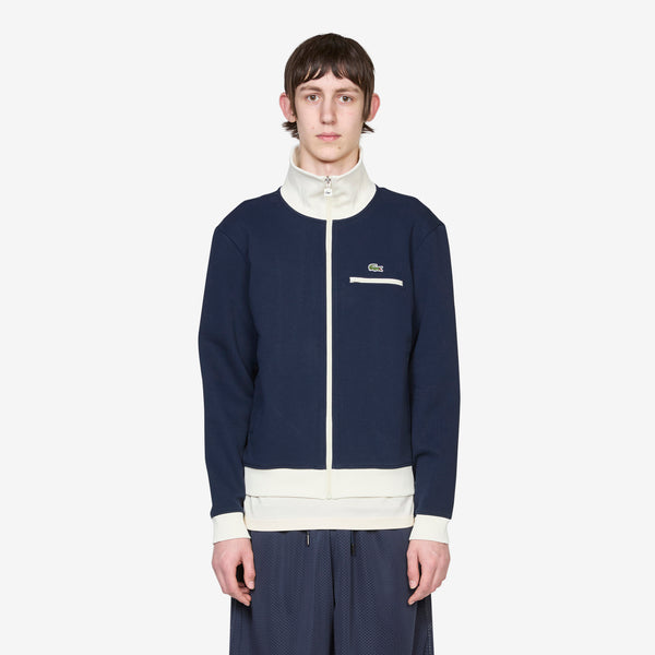 Elevated Pique Track Jacket Navy | Crystal Jackets