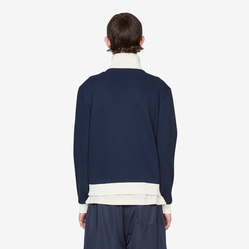 Elevated Pique Track Jacket Navy | Crystal Jackets