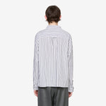Snooze Shirt Grey Raised Stripe