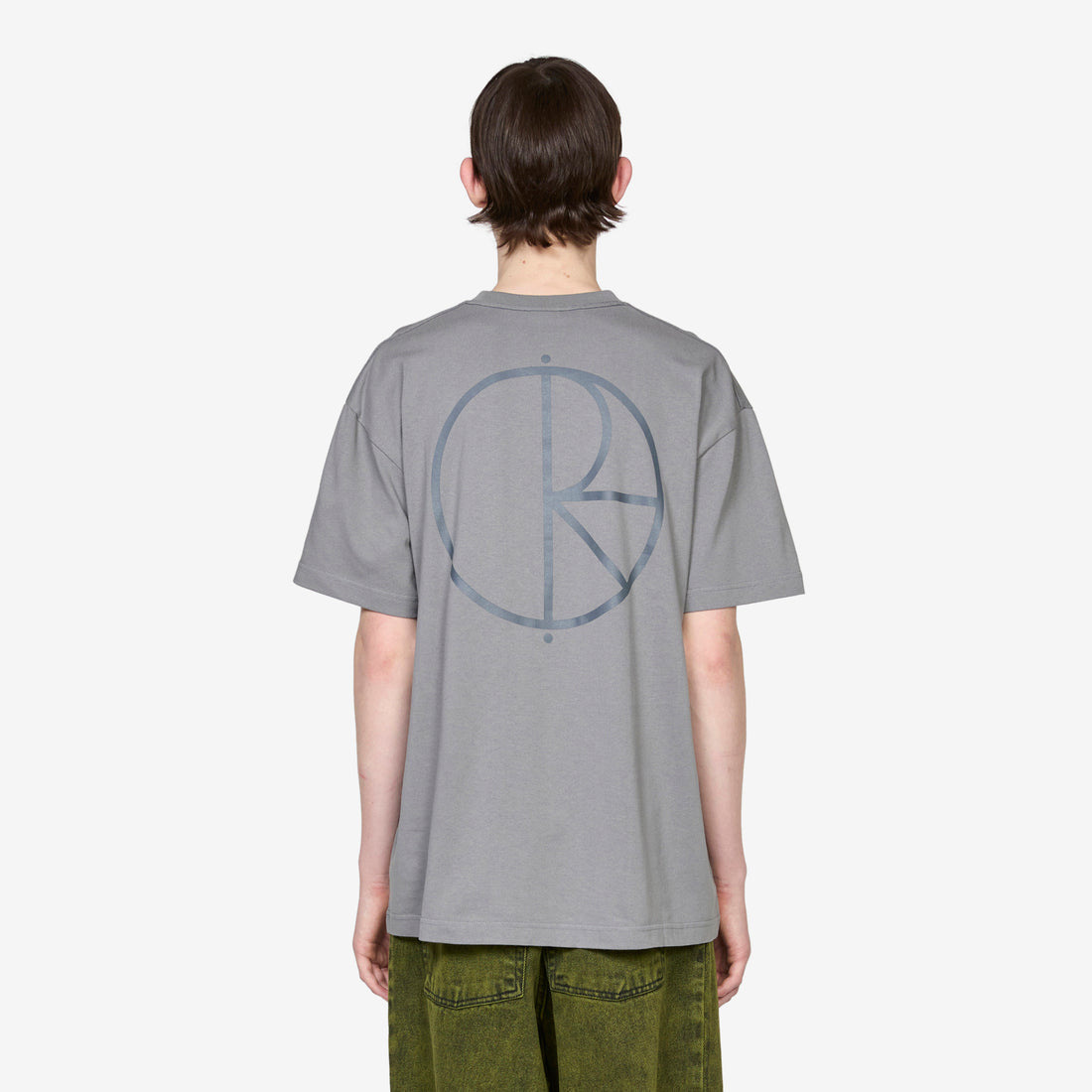 Contrast T-Shirt | Stroke Logo Grey Tees