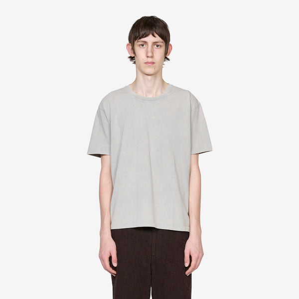 New T-Shirt Washed Light Grey Tees
