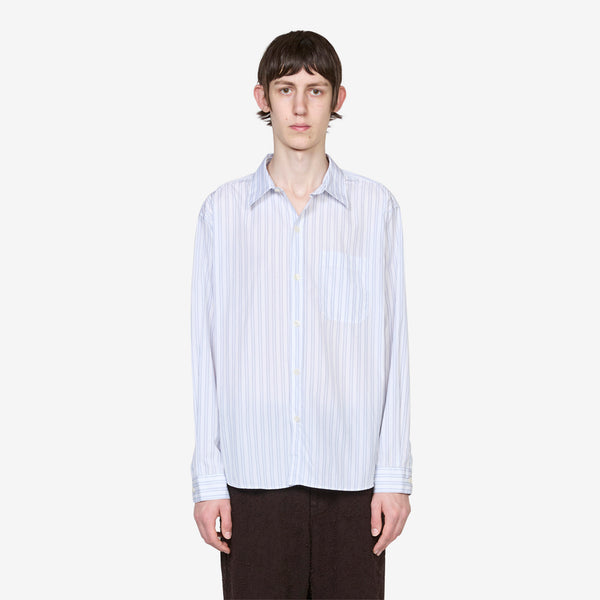 Distant Shirt Conventional Stripe Shirts